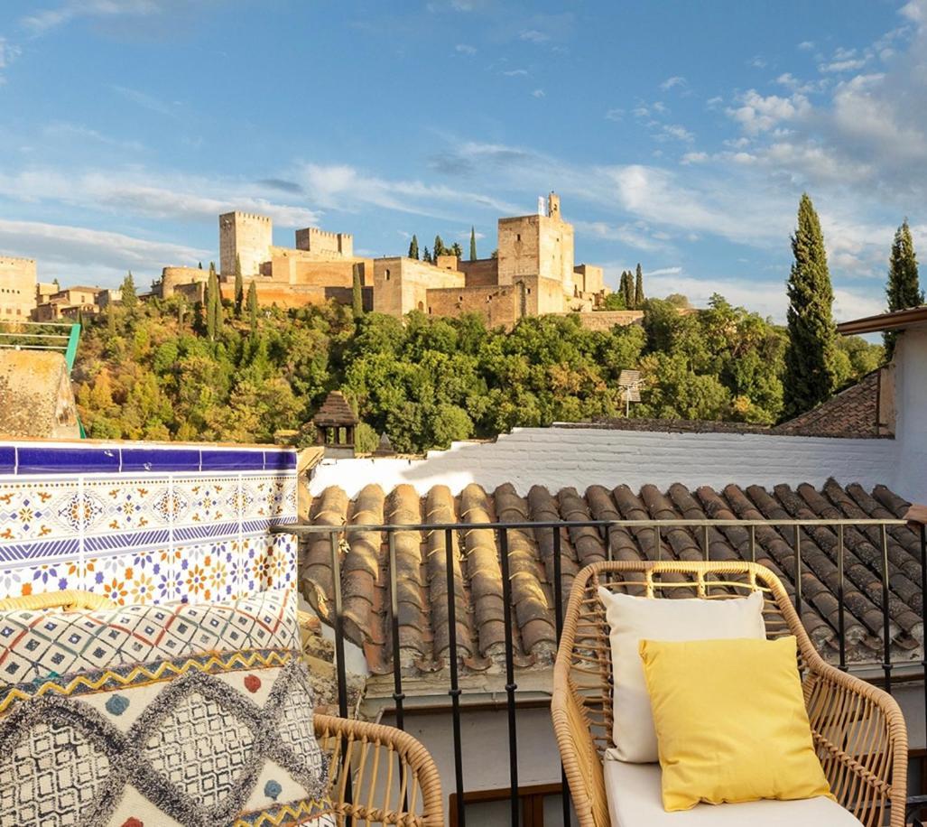 Apartamento Albaicin Alhambra Views Private Terrace Granada Exterior foto